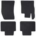 Autofußmatte 4 pcs Schwarz Geeignet für 308 SW 2021- Gummi