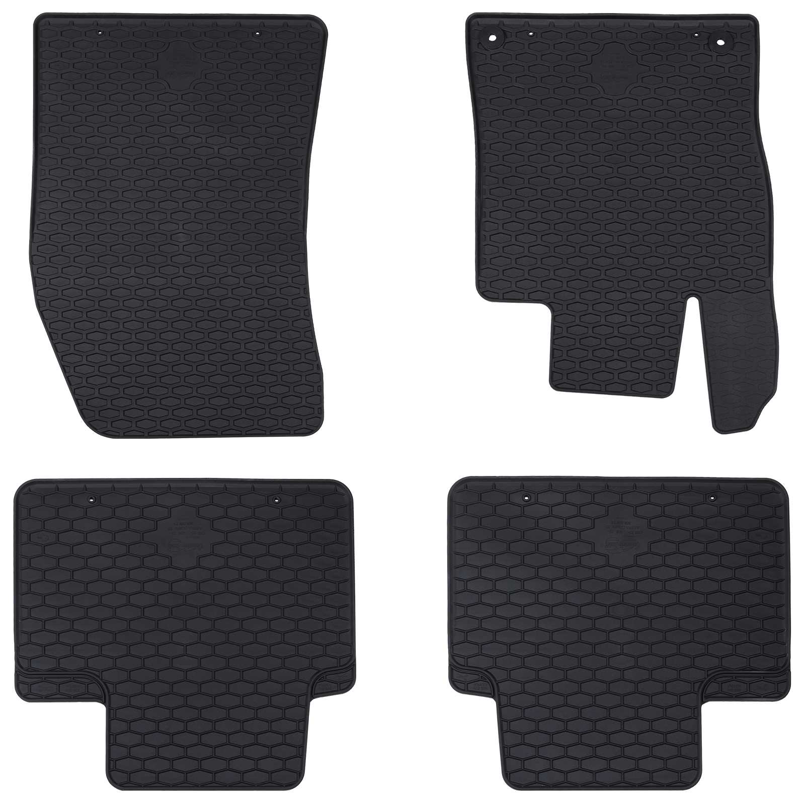 Autofußmatte 4 pcs Schwarz Geeignet für 308 SW 2021- Gummi