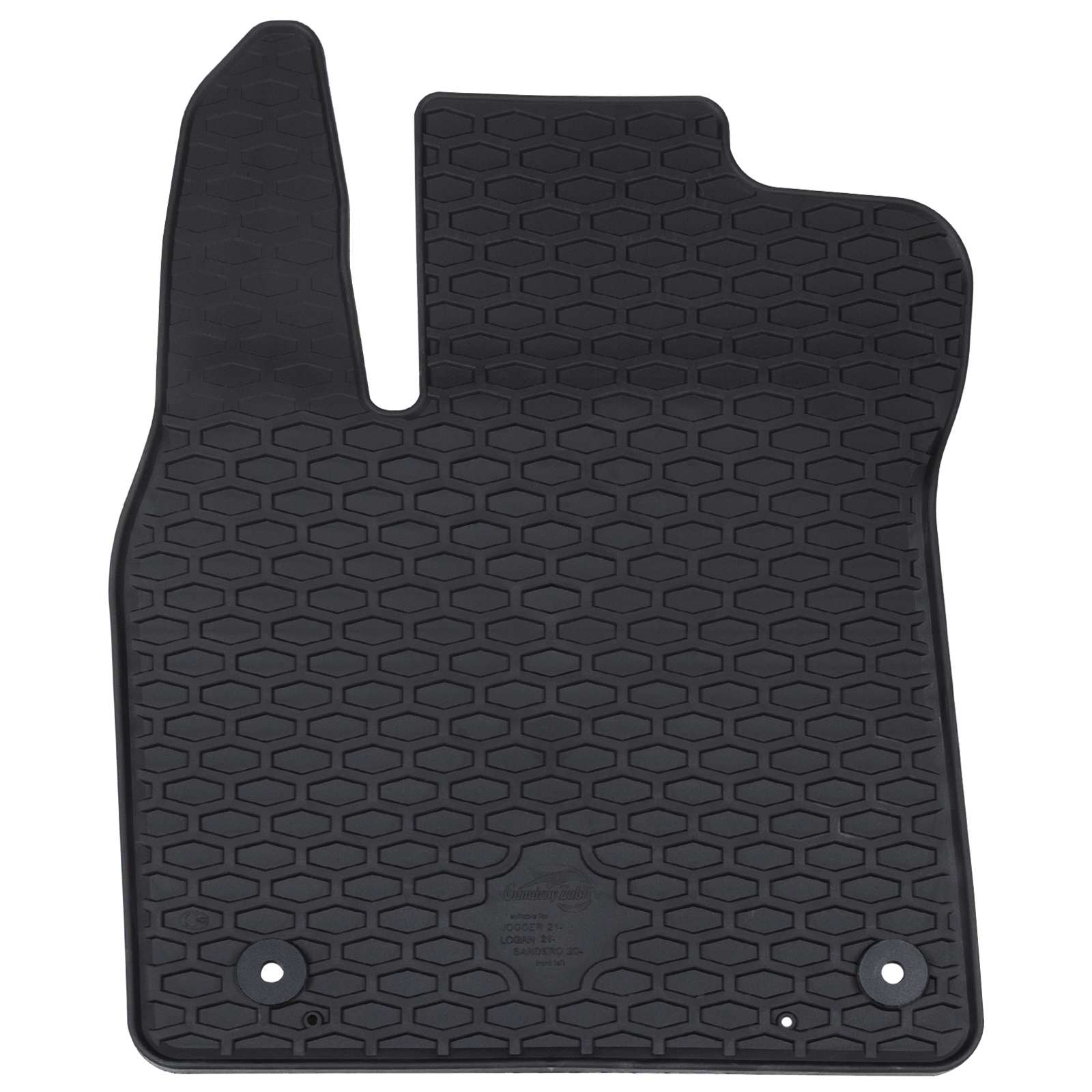 Autofußmatte 4 pcs Schwarz geeignet für SANDERO 2020- Gummi