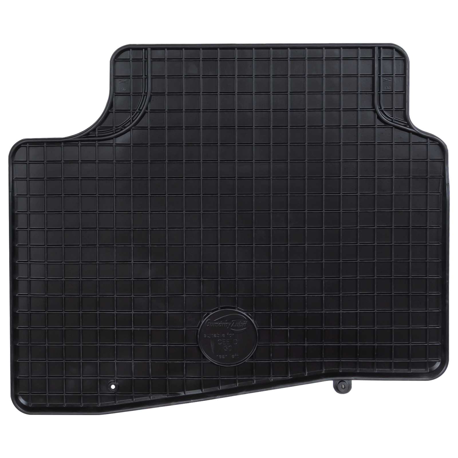 Autofußmatte 4 pcs Schwarz Geeignet für i30 LIMOUSINE 2007-2011