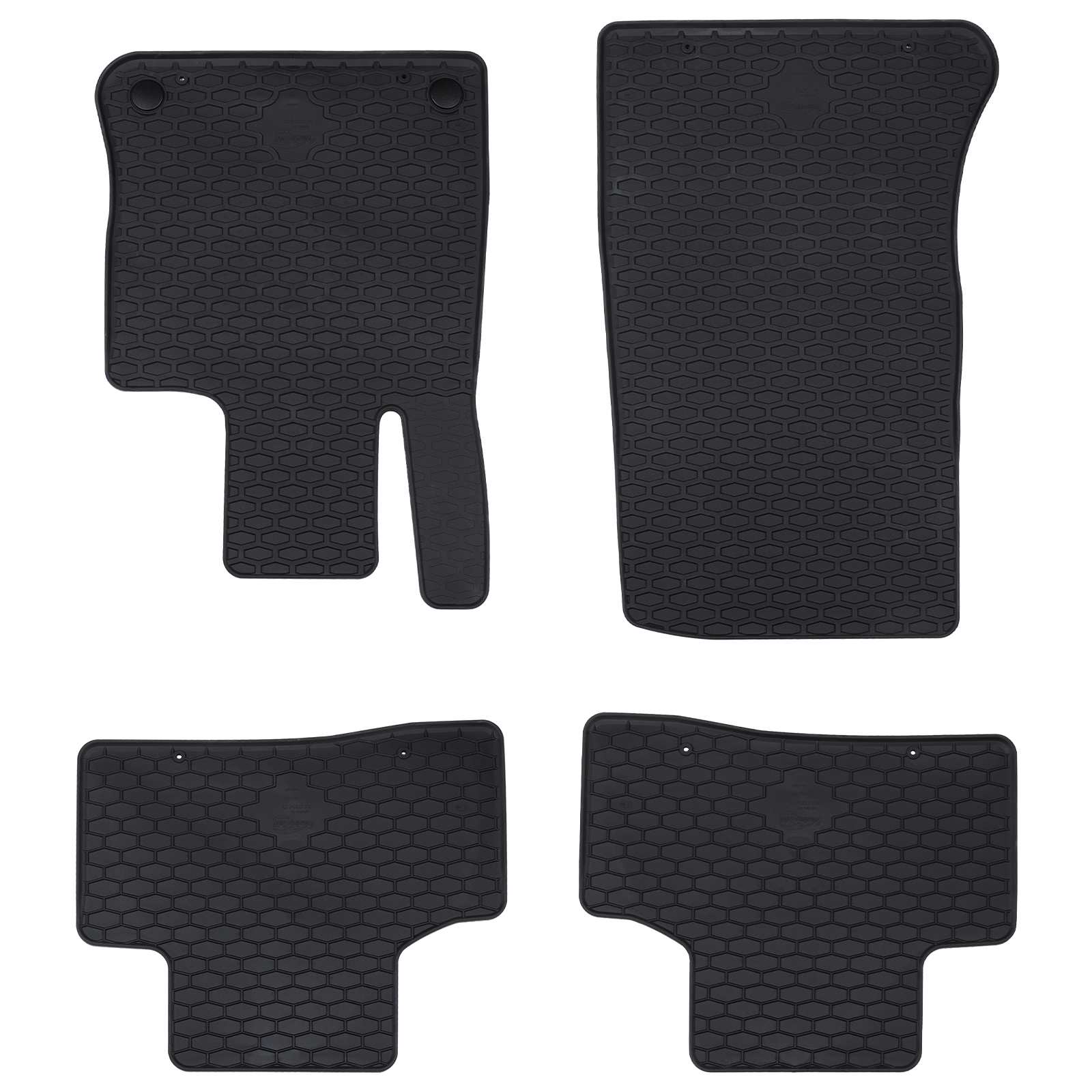 Autofußmatte 4 pcs Schwarz geeignet für GLC 2023- Gummi
