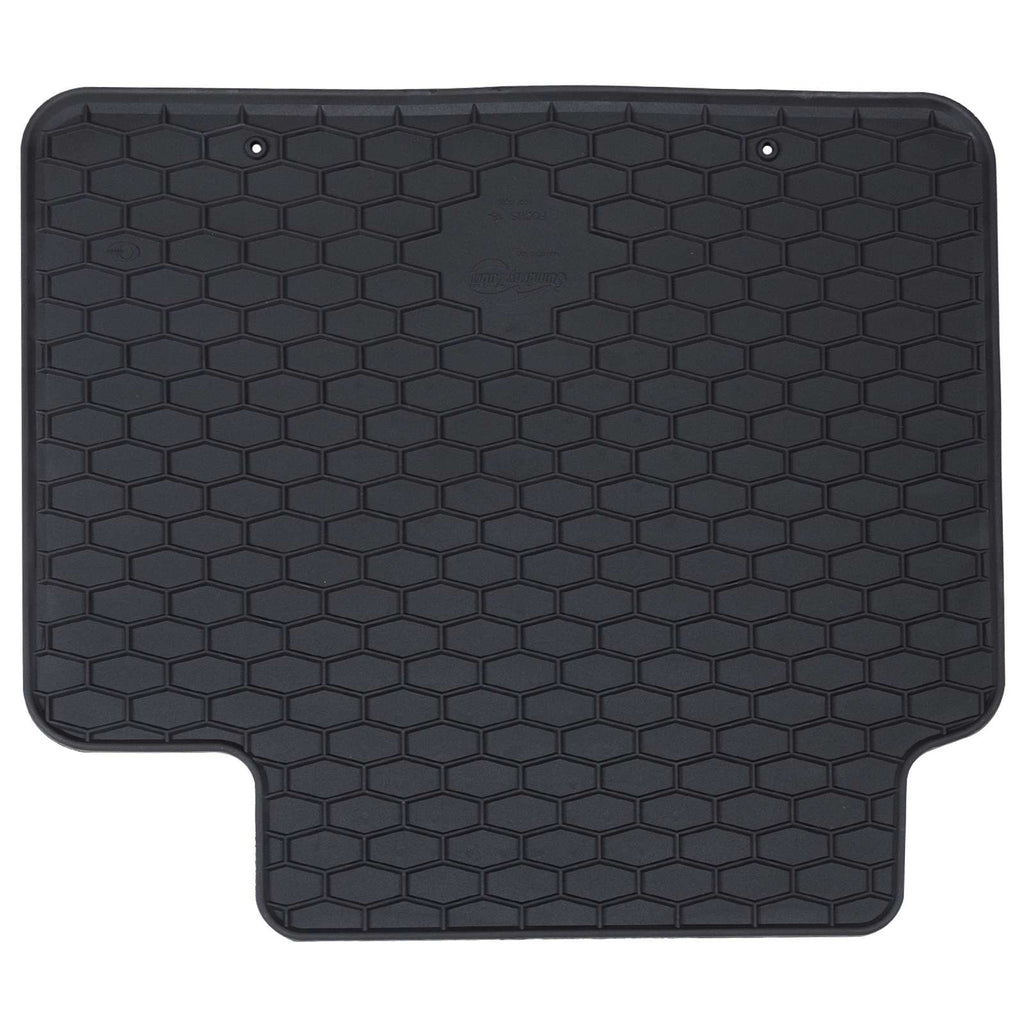 Autofußmatte 4 pcs Schwarz Gummi