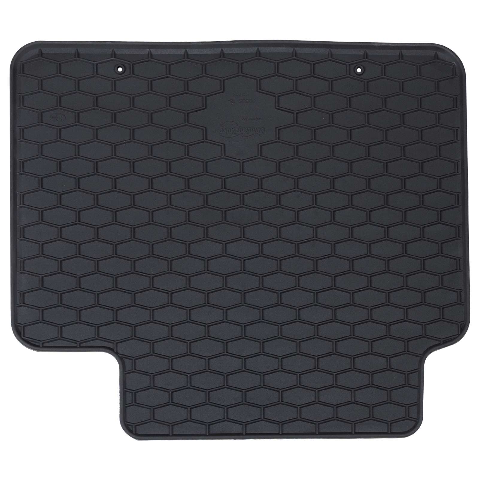 Autofußmatte 4 pcs Schwarz Gummi
