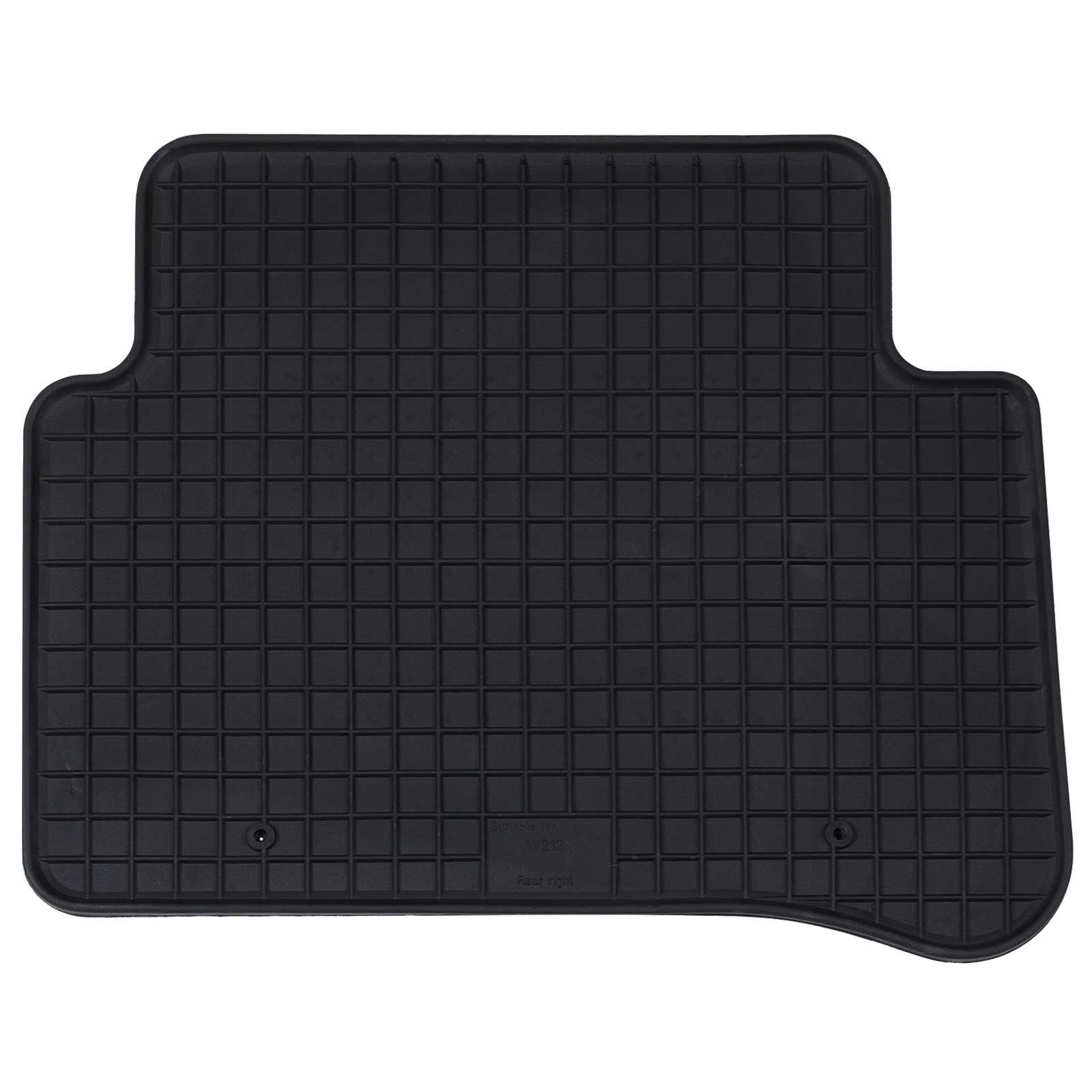 Autofußmatte 4 pcs Schwarz Geeignet für MERCEDES E 2009-2016