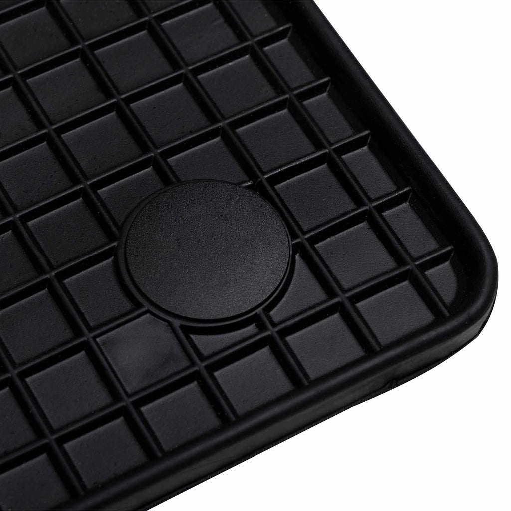 Autofußmatte 4 pcs Schwarz Gummi