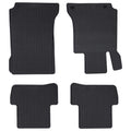 Autofußmatte 4 pcs Schwarz Gummi