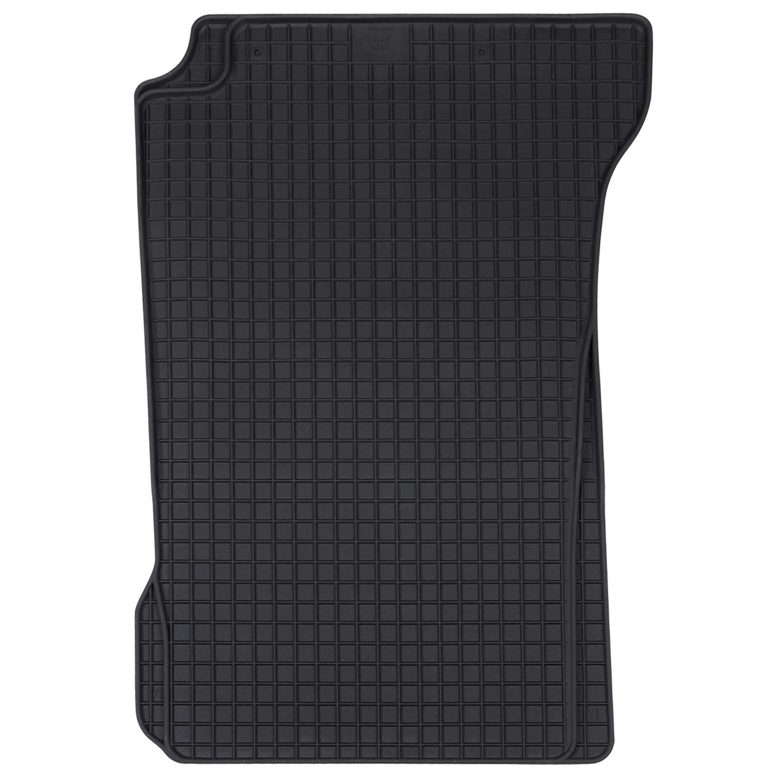 Autofußmatte 4 pcs Schwarz Gummi