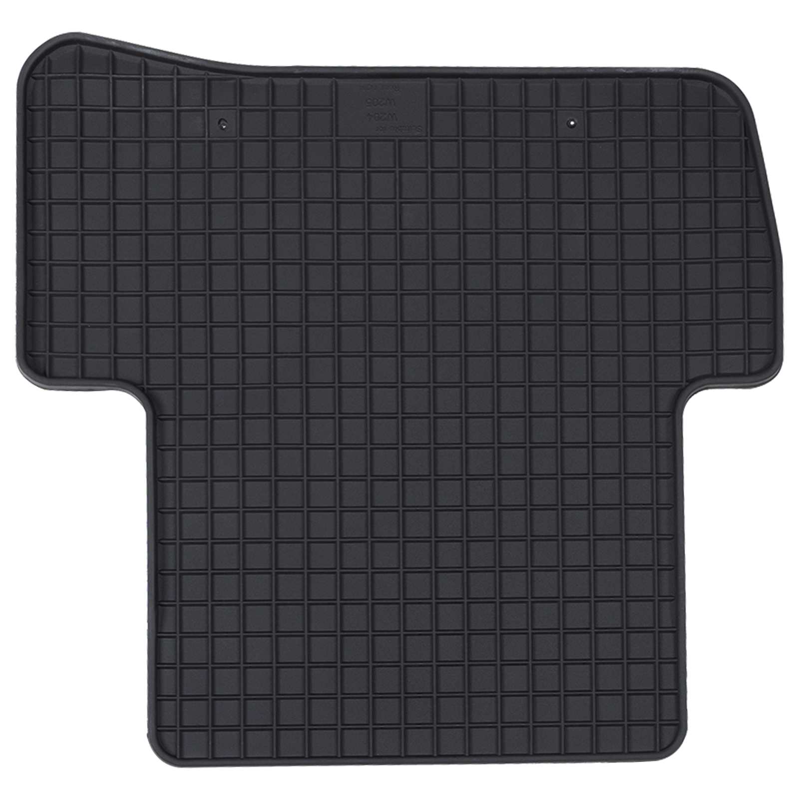Autofußmatte 4 pcs Schwarz Gummi