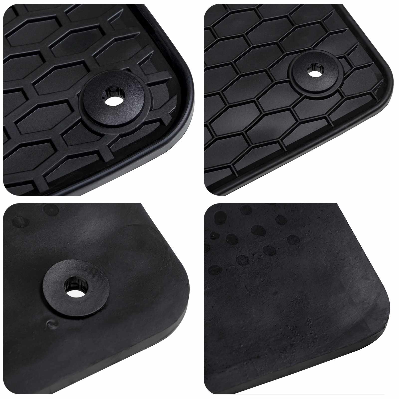 Autofußmatte 4 pcs Schwarz Geeignet für VOLVO XC60 2009-2017