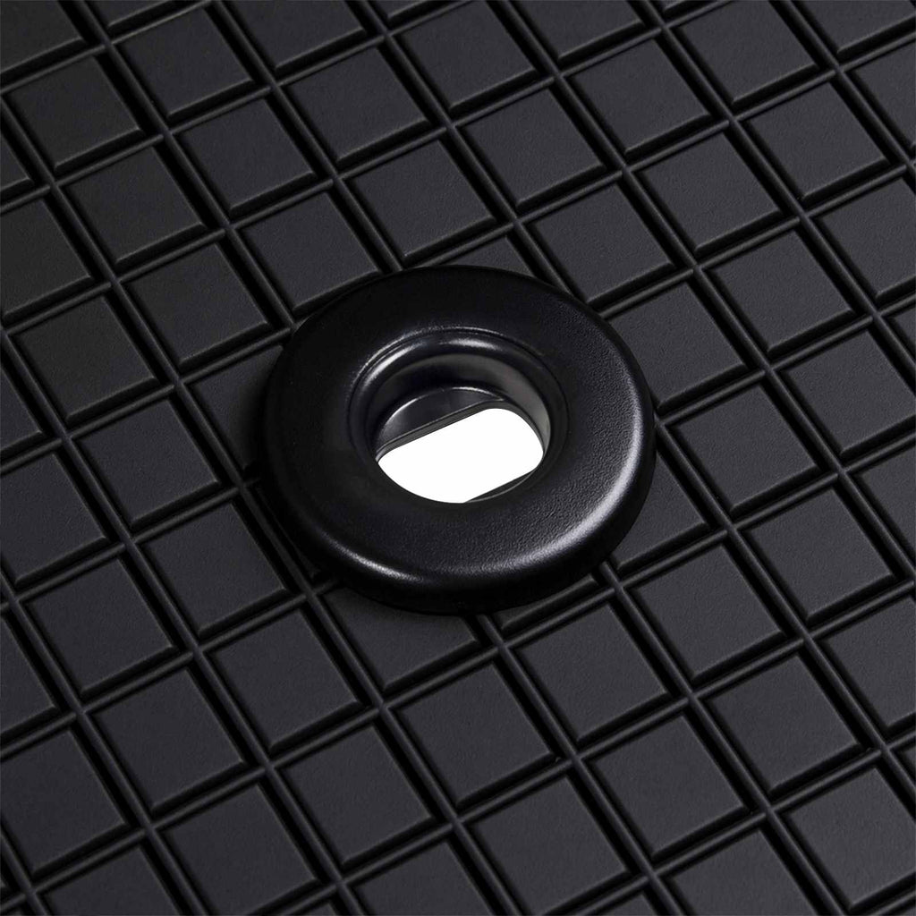 Autofußmatte 4 pcs Schwarz Geeignet für VW POLO 2001-2009 NS
