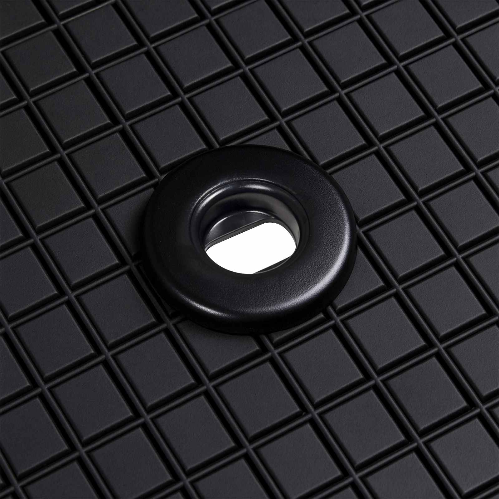 Autofußmatte 4 pcs Schwarz Geeignet für VW POLO 2001-2009 NS