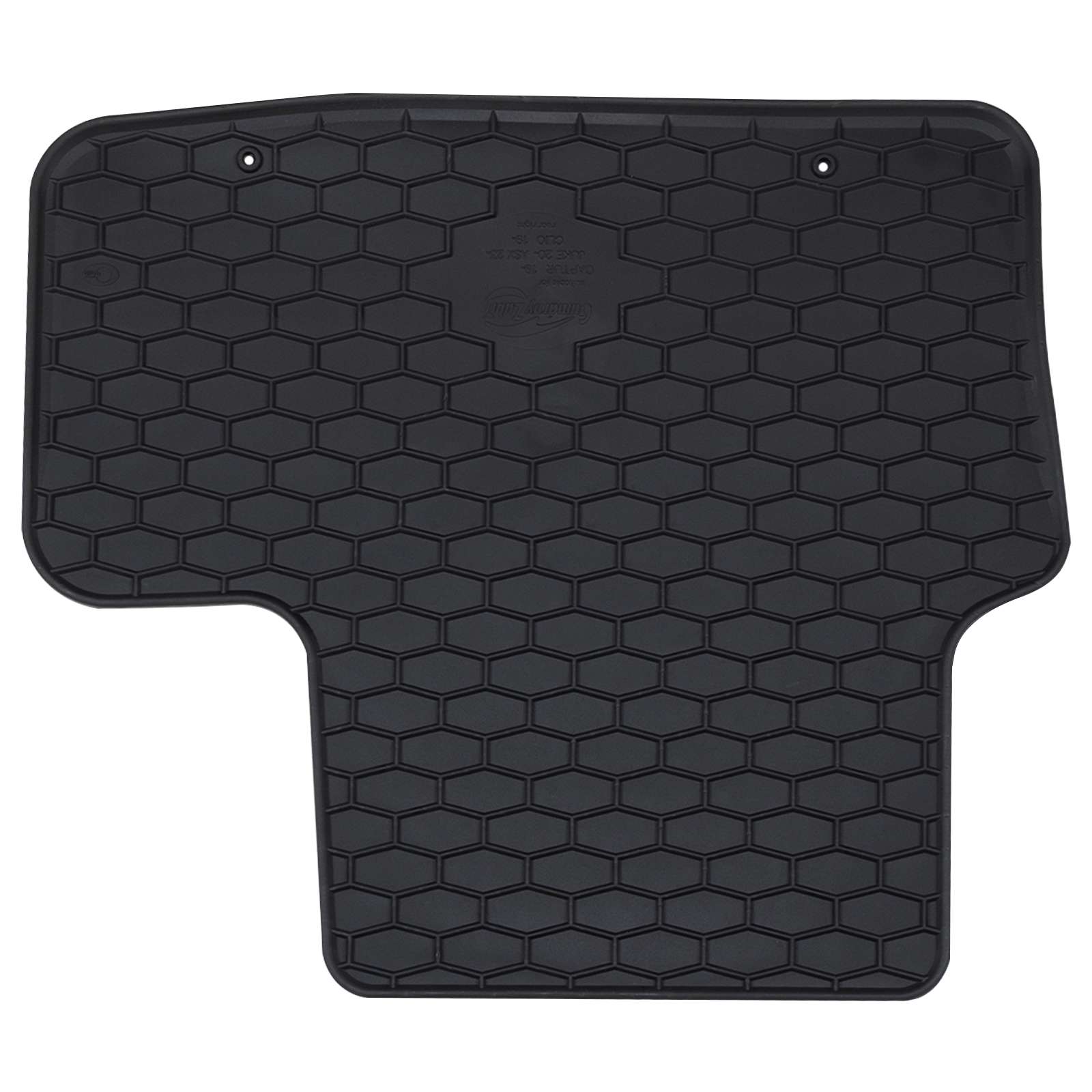 Autofußmatte 4 pcs Schwarz Geeignet für CAPTUR 2020- Gummi