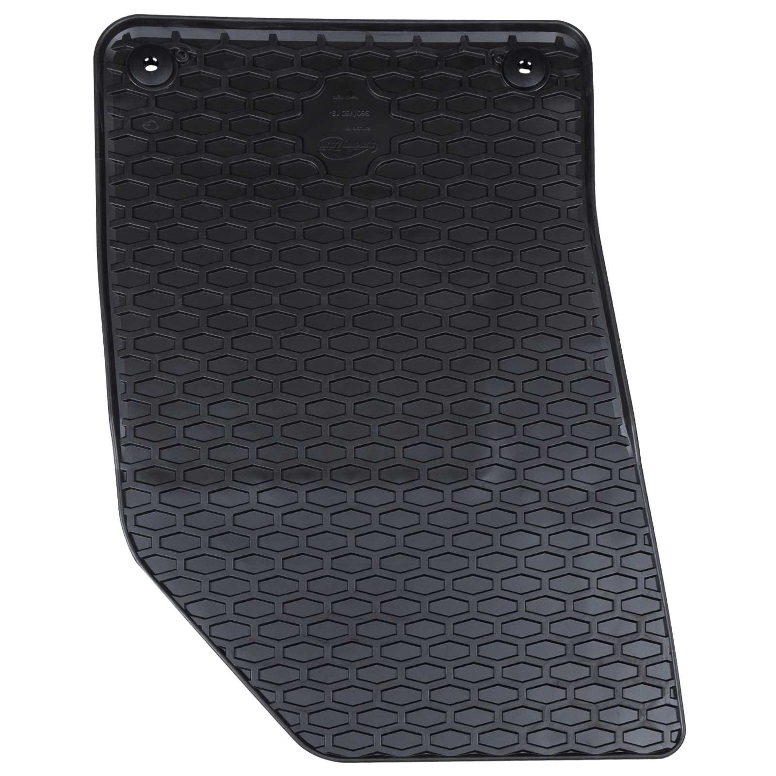 Autofußmatte 4 pcs Schwarz Gummi