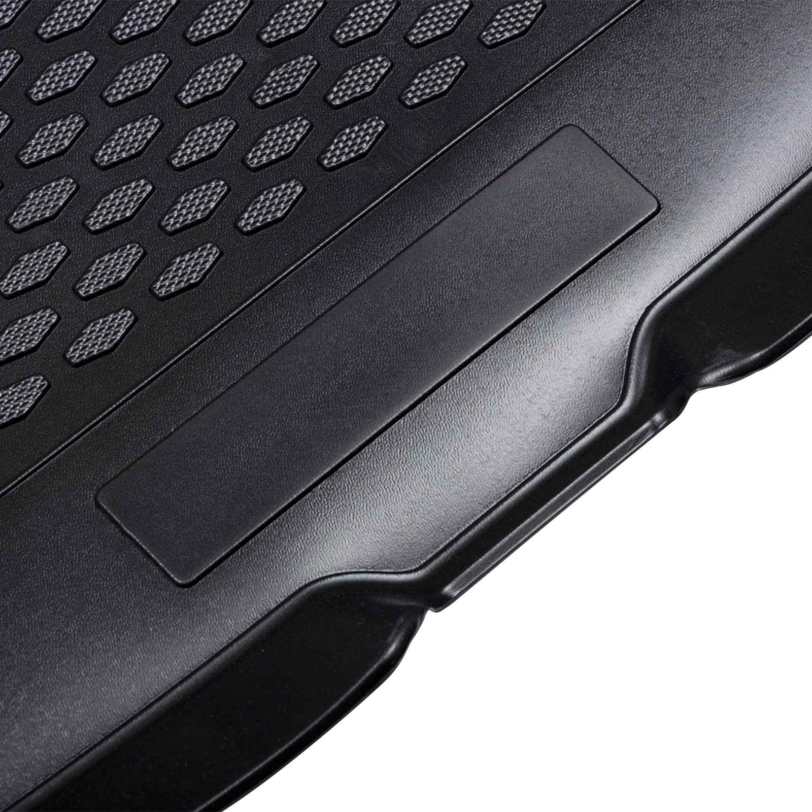 Kofferraummatte Schwarz Geeignet für VW POLO 2017- Gummi