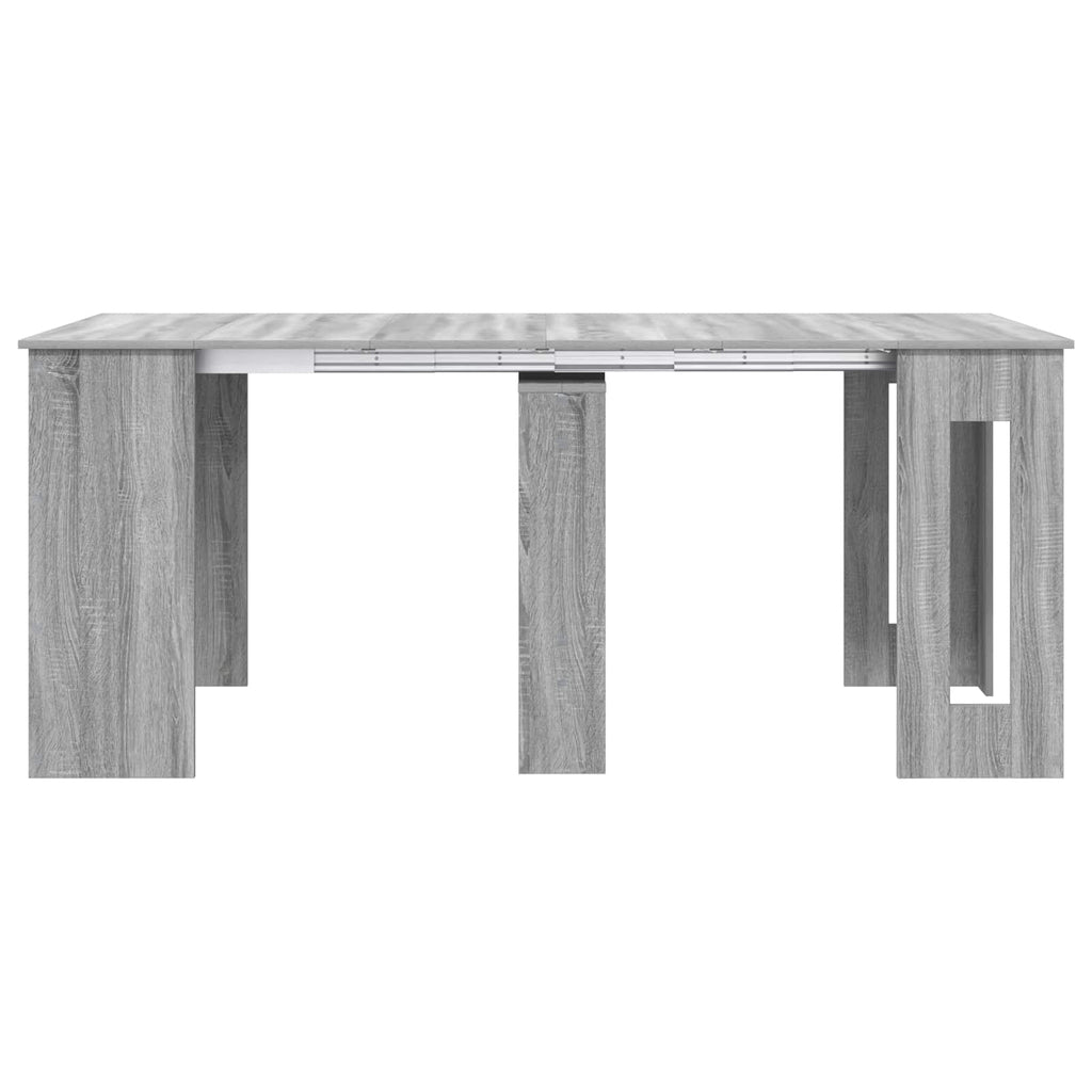 Esstisch 180 x 85 x 75 cm Holzwerkstoff Grau Sonoma