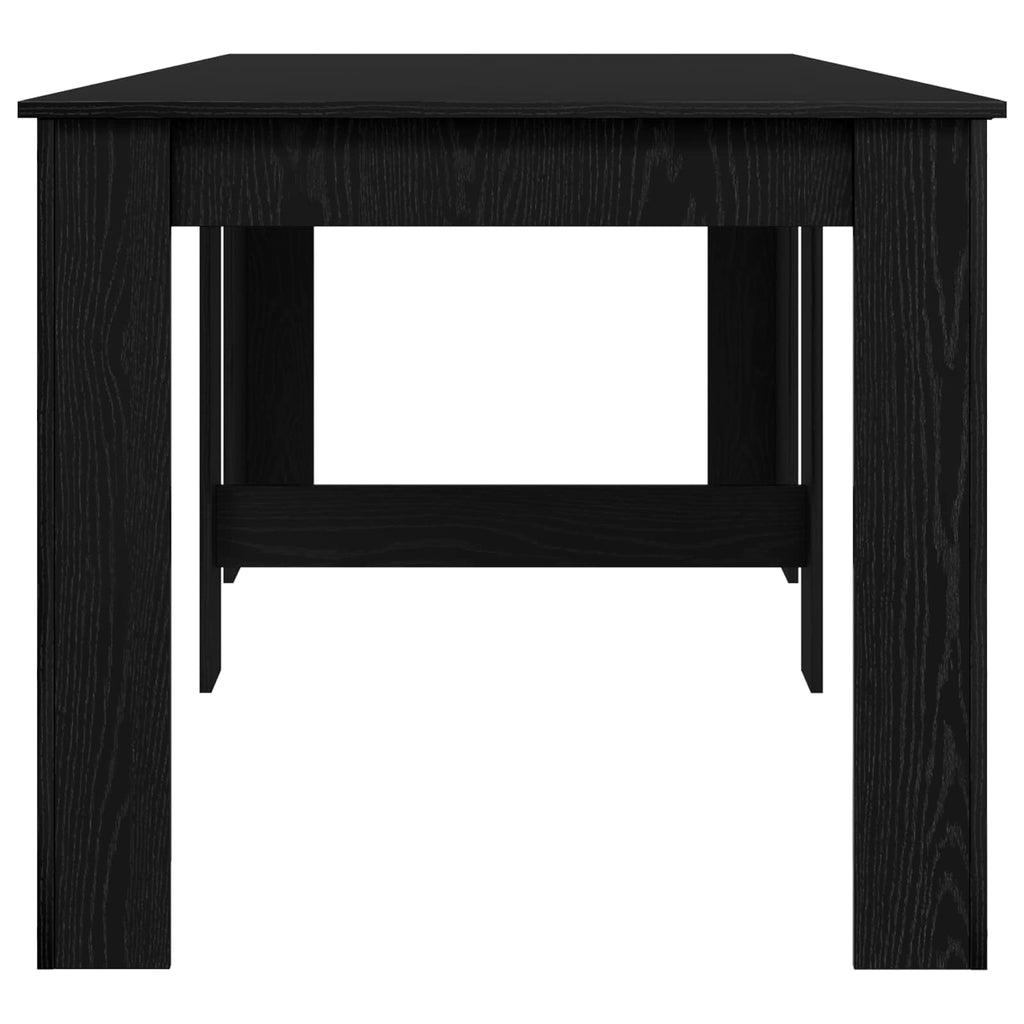 Esstisch 240 x 85 x 75 cm Holzwerkstoff Schwarze Eiche