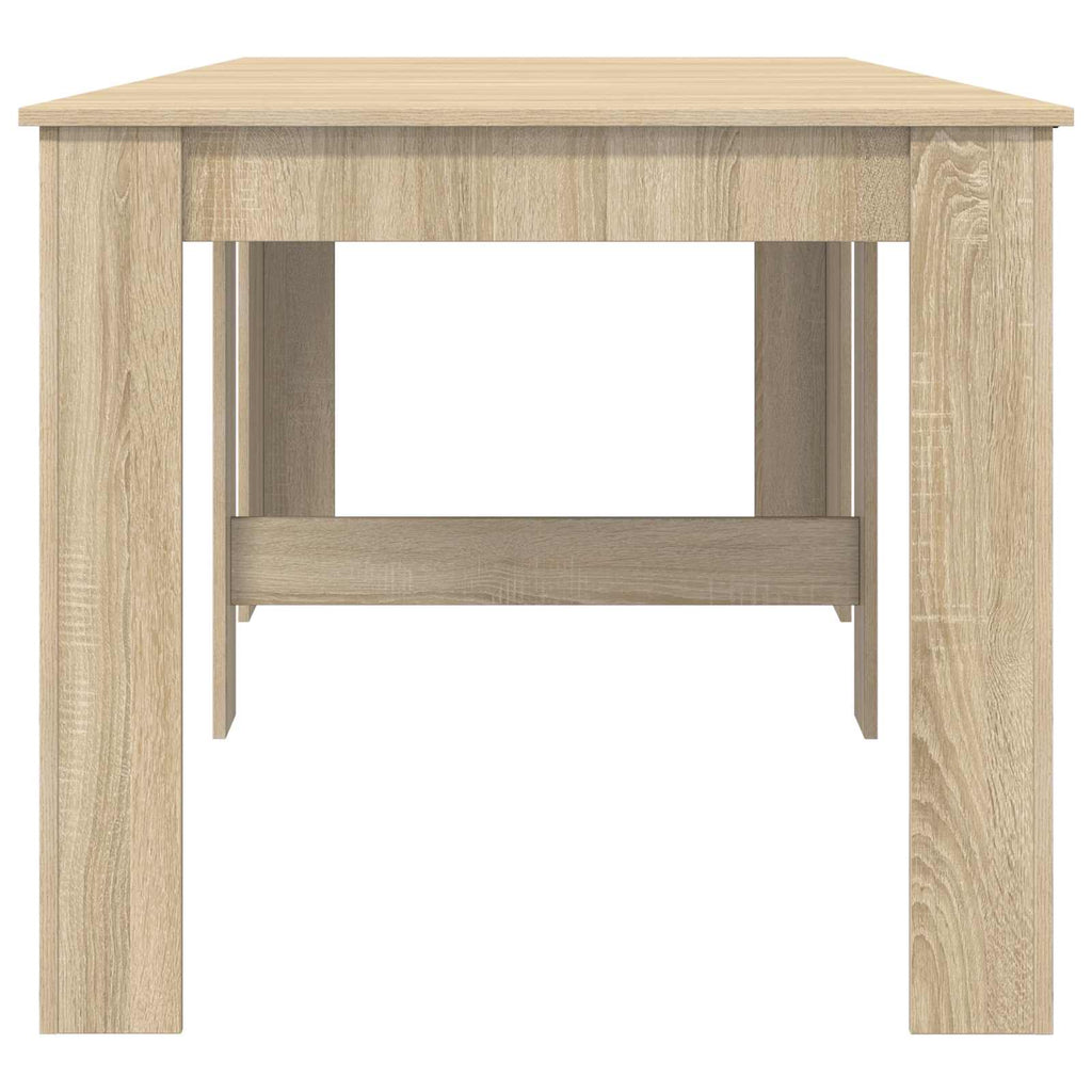 Esstisch 240 x 85 x 75 cm Holzwerkstoff Sonoma-Eiche