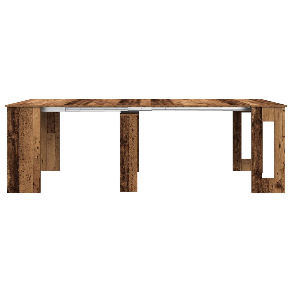 Esstisch 240 x 85 x 75 cm Holzwerkstoff Altholz Rechtwinklig