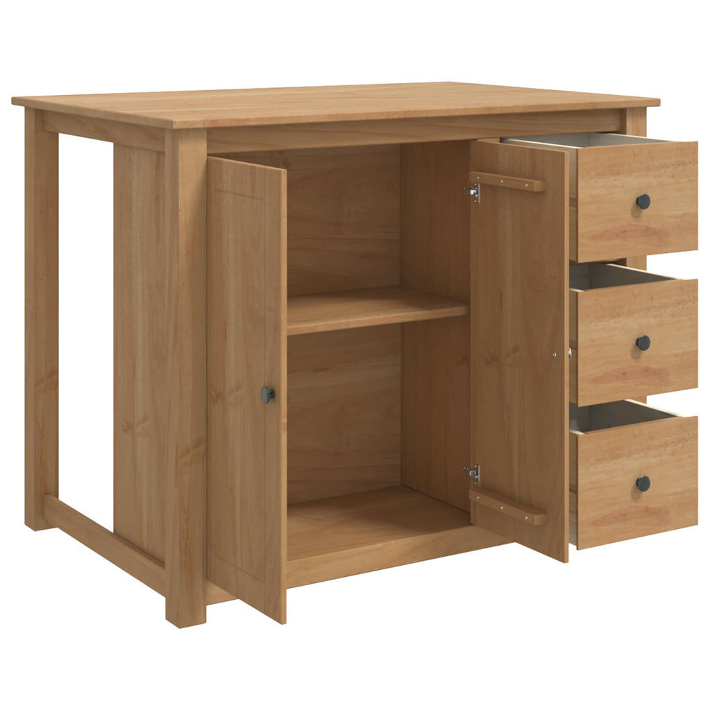 Küchentrolley mit Tür PANAMA 2 pcs Honigwachs 112 x 77 x 90 cm