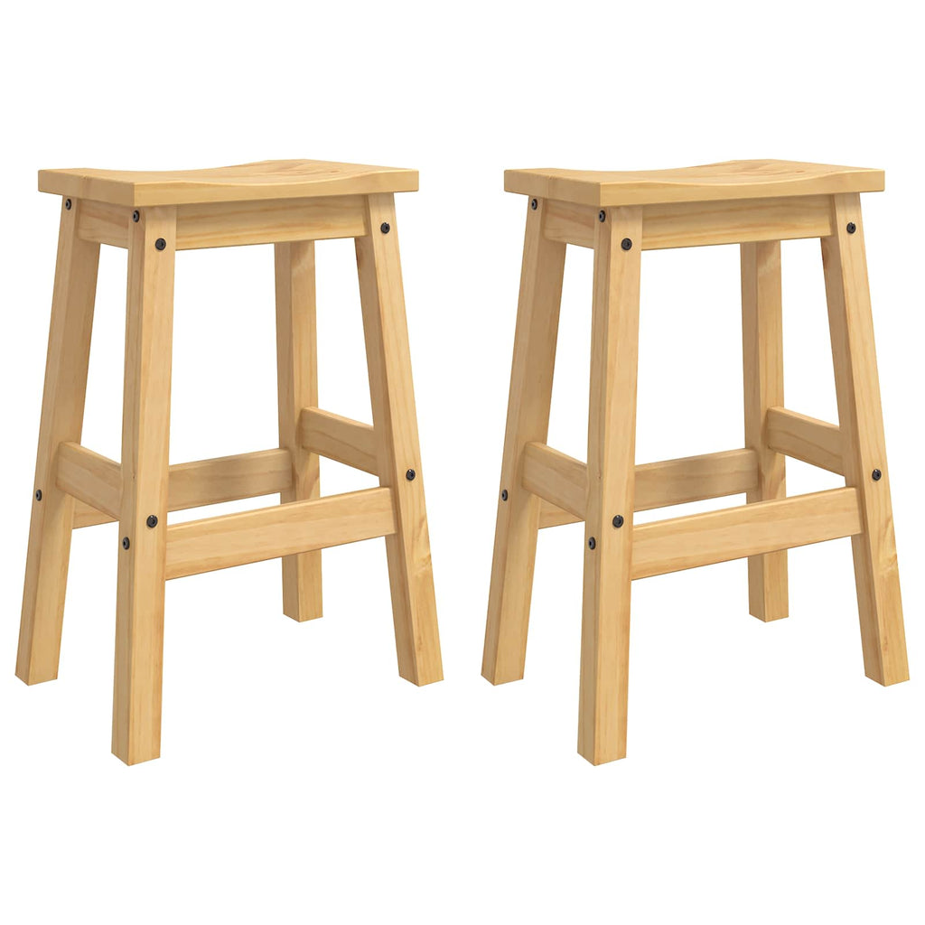 Kücheninsel Set mit Regal 3 pcs Honigwachs Massiv-Kiefer