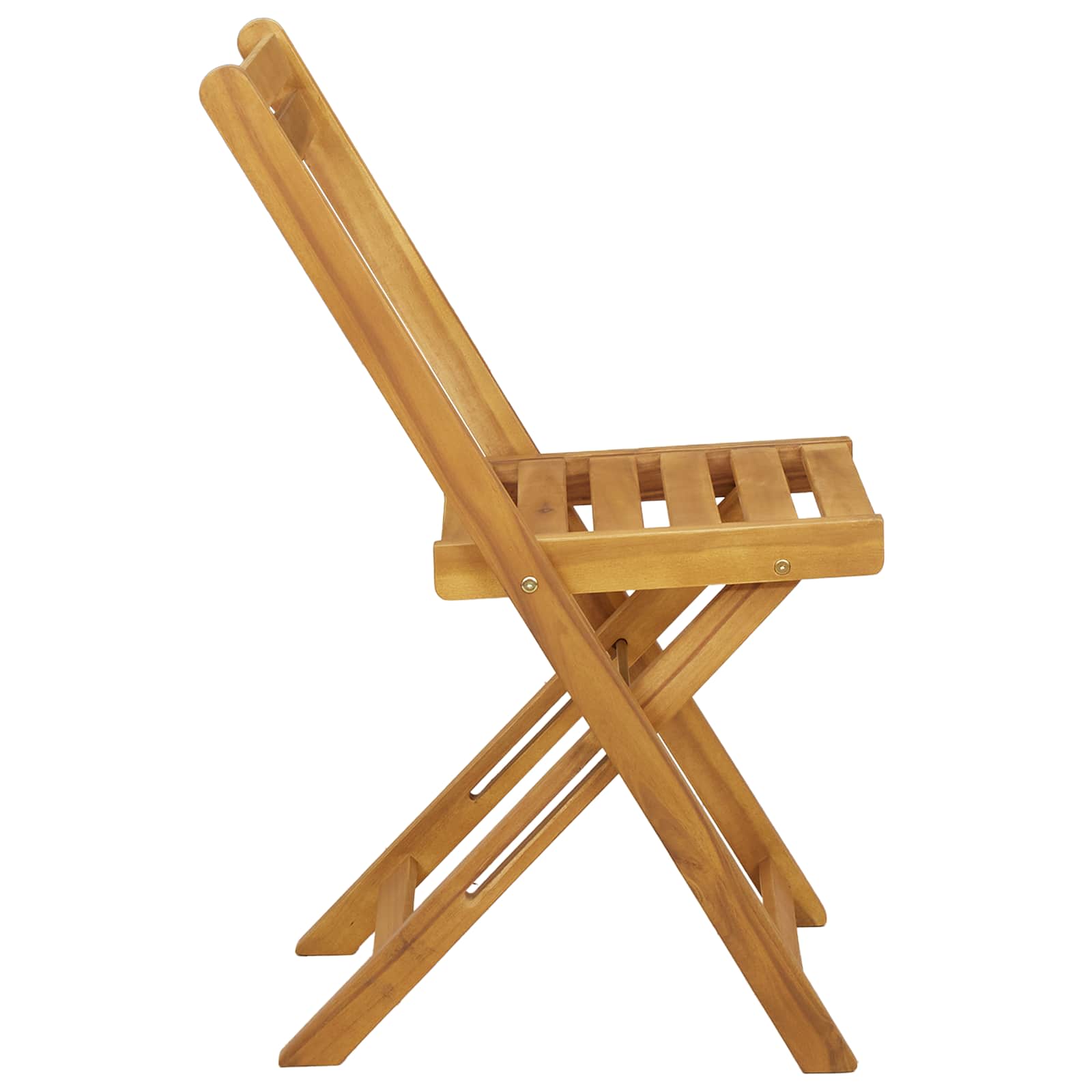 Klappbare Gartenstühle 6 pcs Natur 40 x 53 x 80 cm