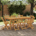 Außen Bistro-Stühle 8 pcs Natur 40 x 53 x 80 cm