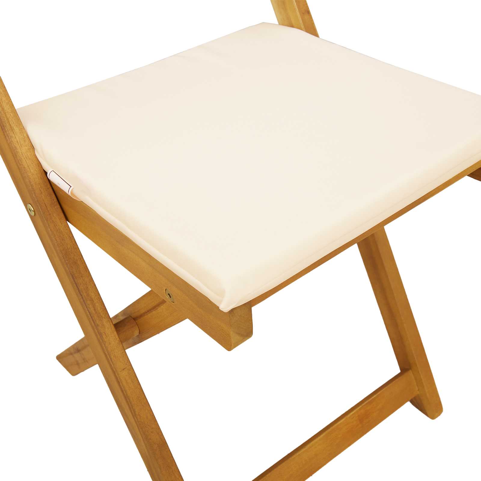Außen Bistro-Stühle 6 pcs Cremeweiß 40 x 53 x 80 cm