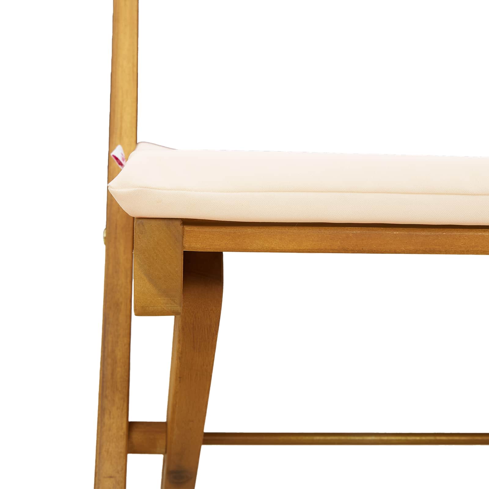 Außen Bistro-Stühle 8 pcs Cremeweiß 40 x 53 x 80 cm