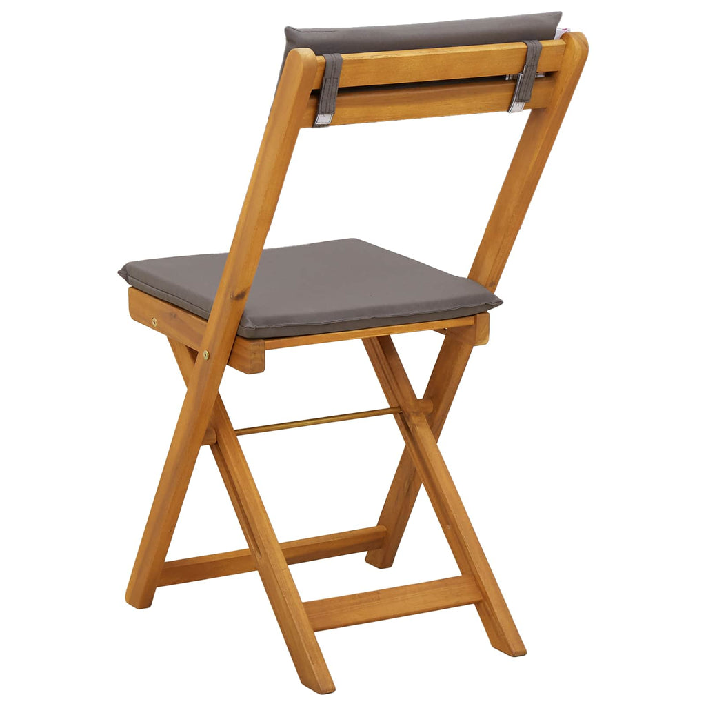 Außen Bistro-Stühle 6 pcs Dunkelgrau 40 x 53 x 80 cm