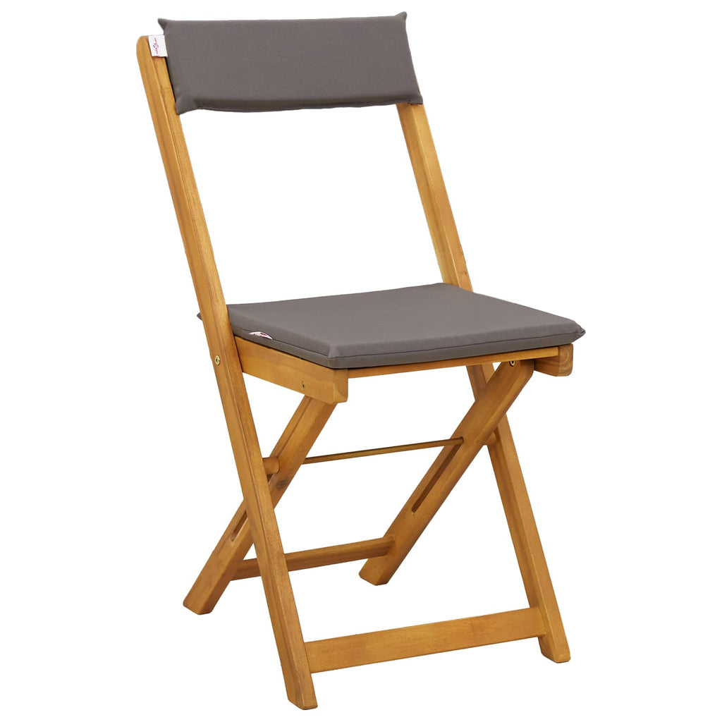Außen Bistro-Stühle 8 pcs Dunkelgrau 40 x 53 x 80 cm