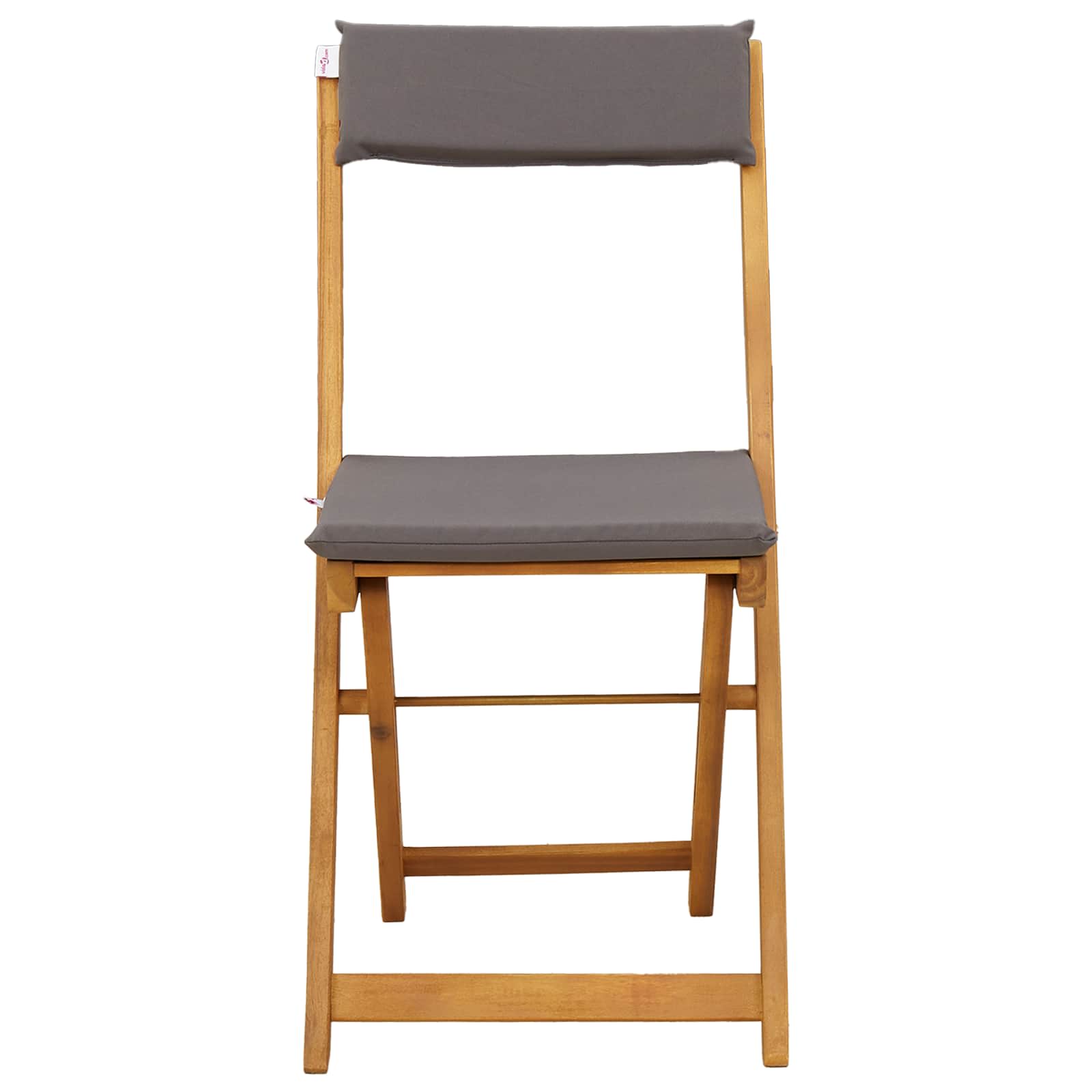 Außen Bistro-Stühle 8 pcs Dunkelgrau 40 x 53 x 80 cm