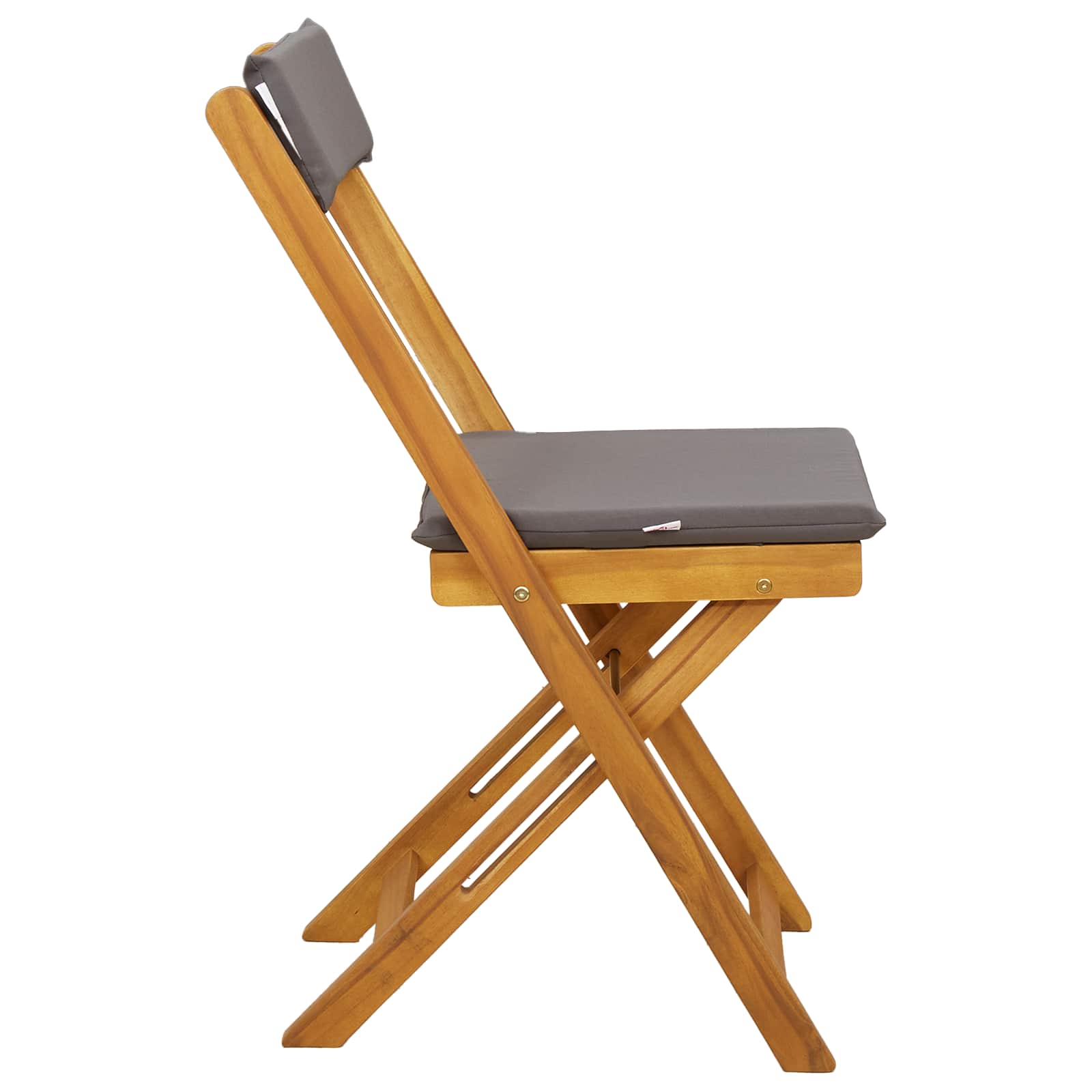 Außen Bistro-Stühle 8 pcs Dunkelgrau 40 x 53 x 80 cm