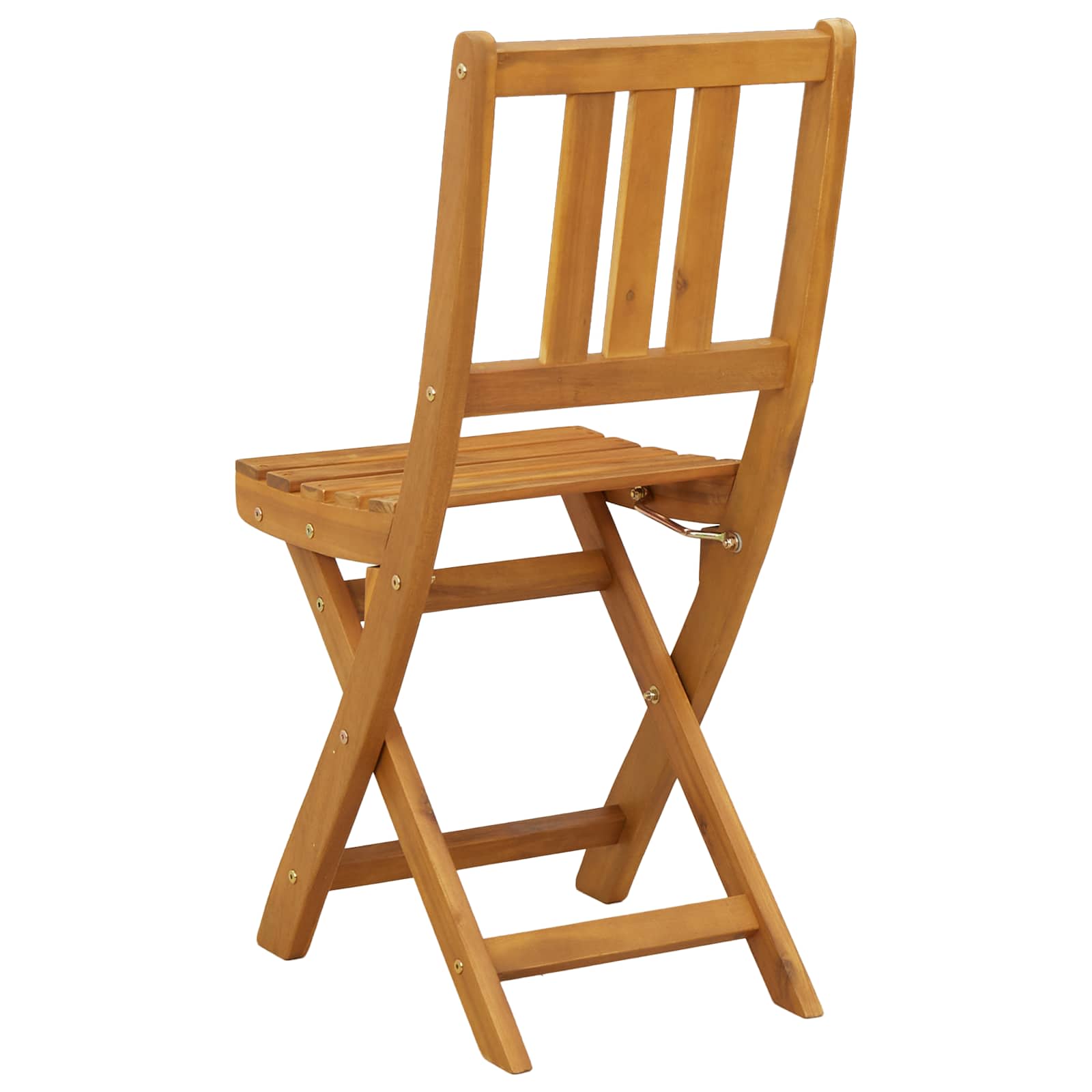 Außen Bistro-Stühle 6 pcs Natur Massivholz Akazie