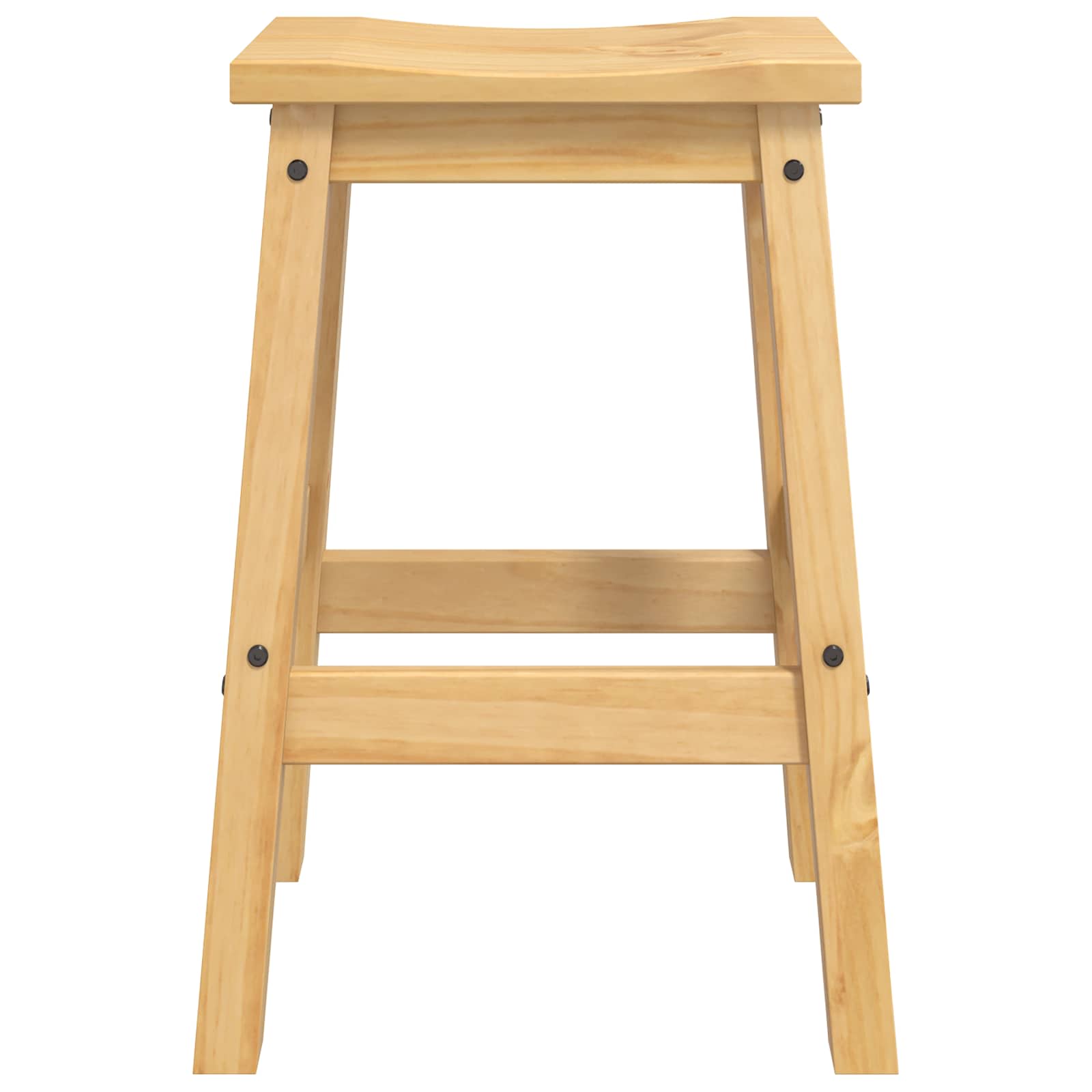 Barhocker 2 pcs Honigwachs 44 x 30 x 63 cm Massiv-Kiefer