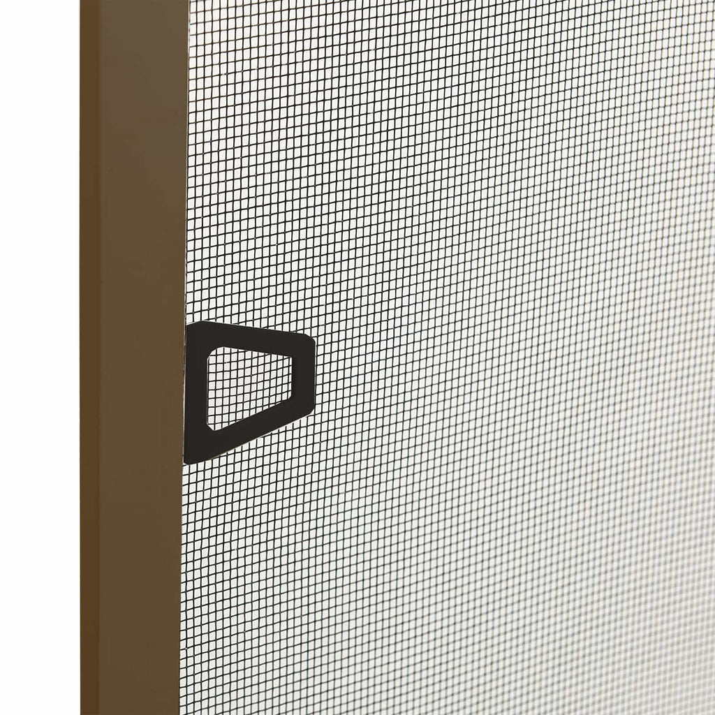 Insektenschutz für Fenster Braun 110 x 130 cm