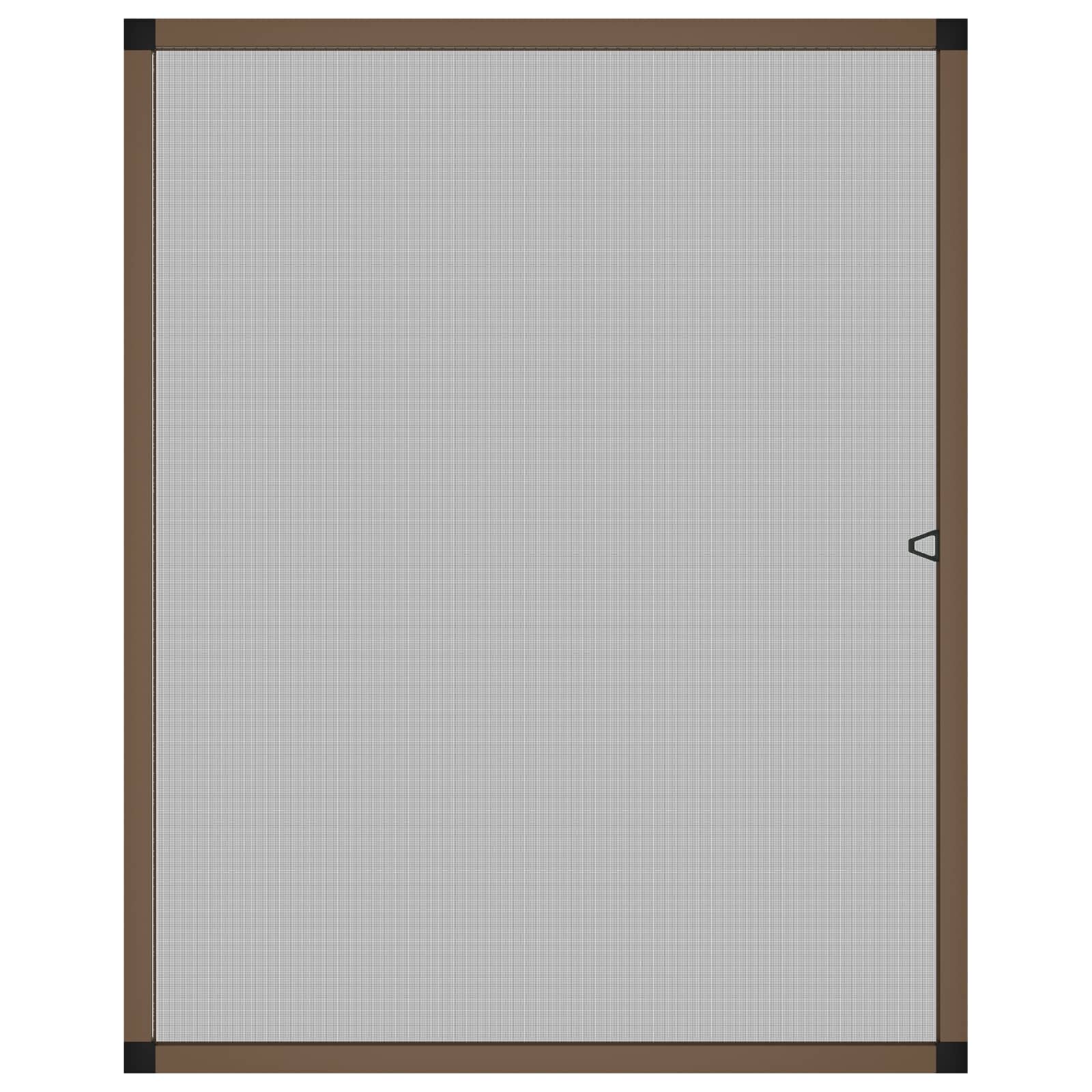 Insektenschutz für Fenster Braun 120 x 140 cm
