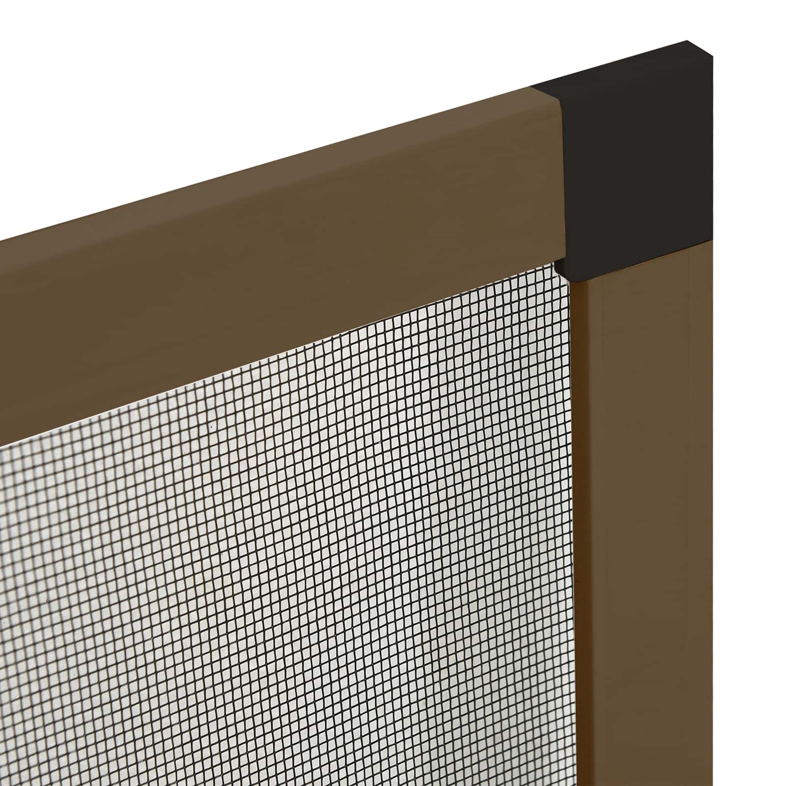 Insektenschutz für Fenster Braun 130 x 150 cm