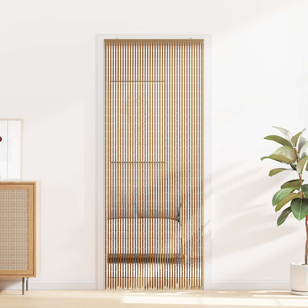 Insektentürvorhang Mehrfarbig 90 x 200 cm Bambus