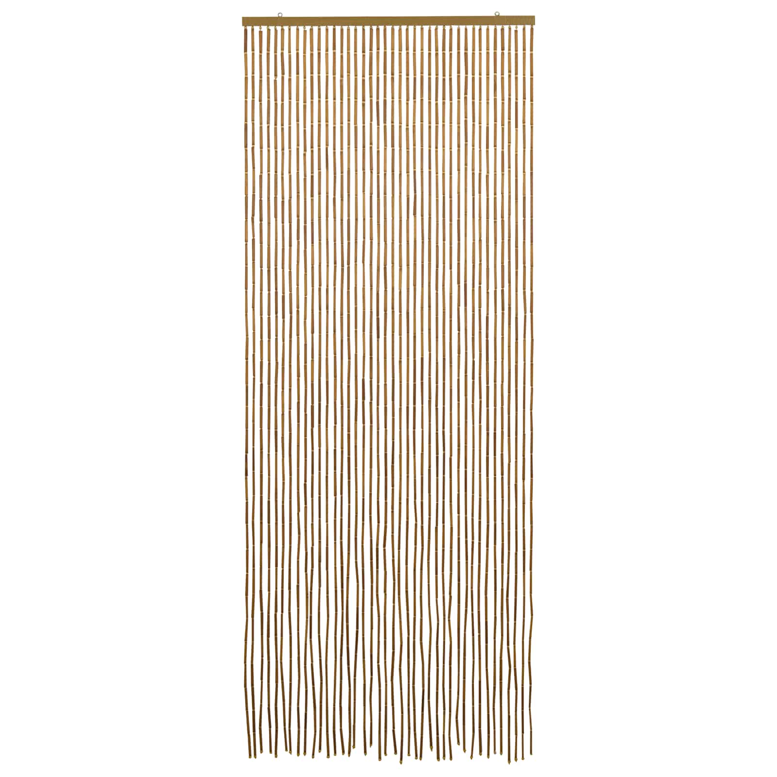 Insektentürvorhang Mehrfarbig 90 x 200 cm Bambus