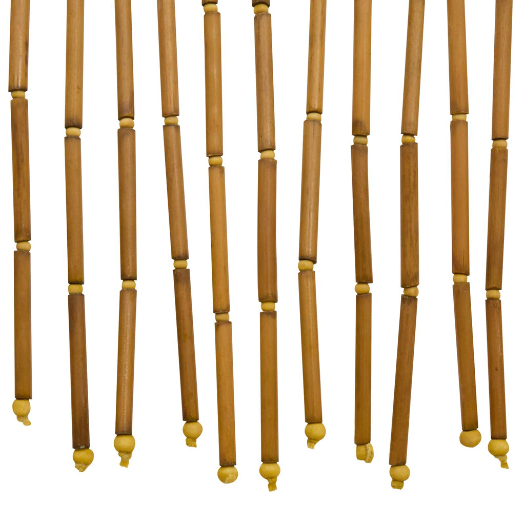 Insektentürvorhang Mehrfarbig 100 x 200 cm Bambus
