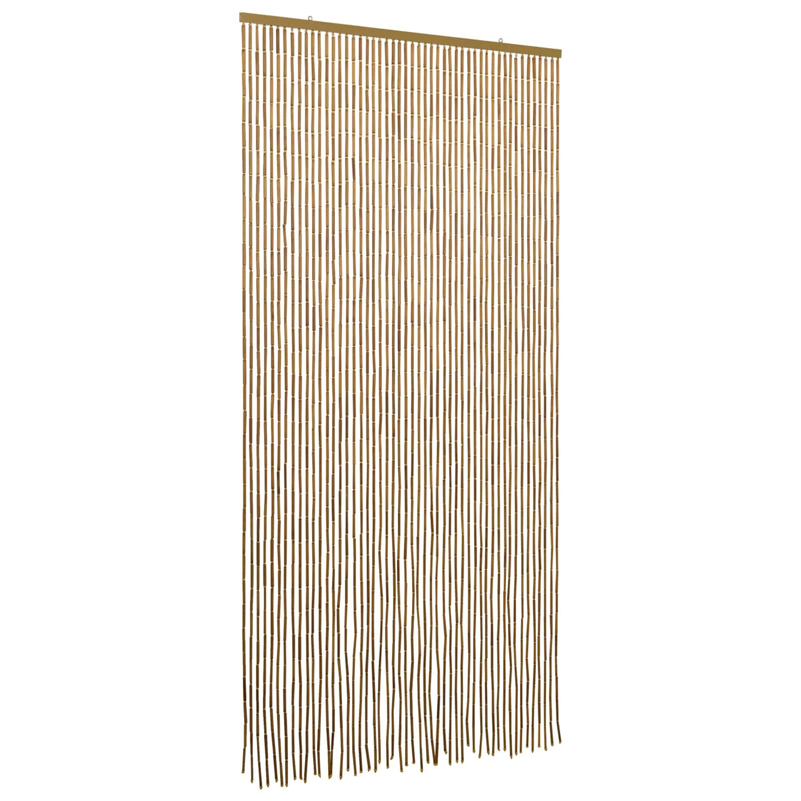Insektentürvorhang Mehrfarbig 100 x 200 cm Bambus