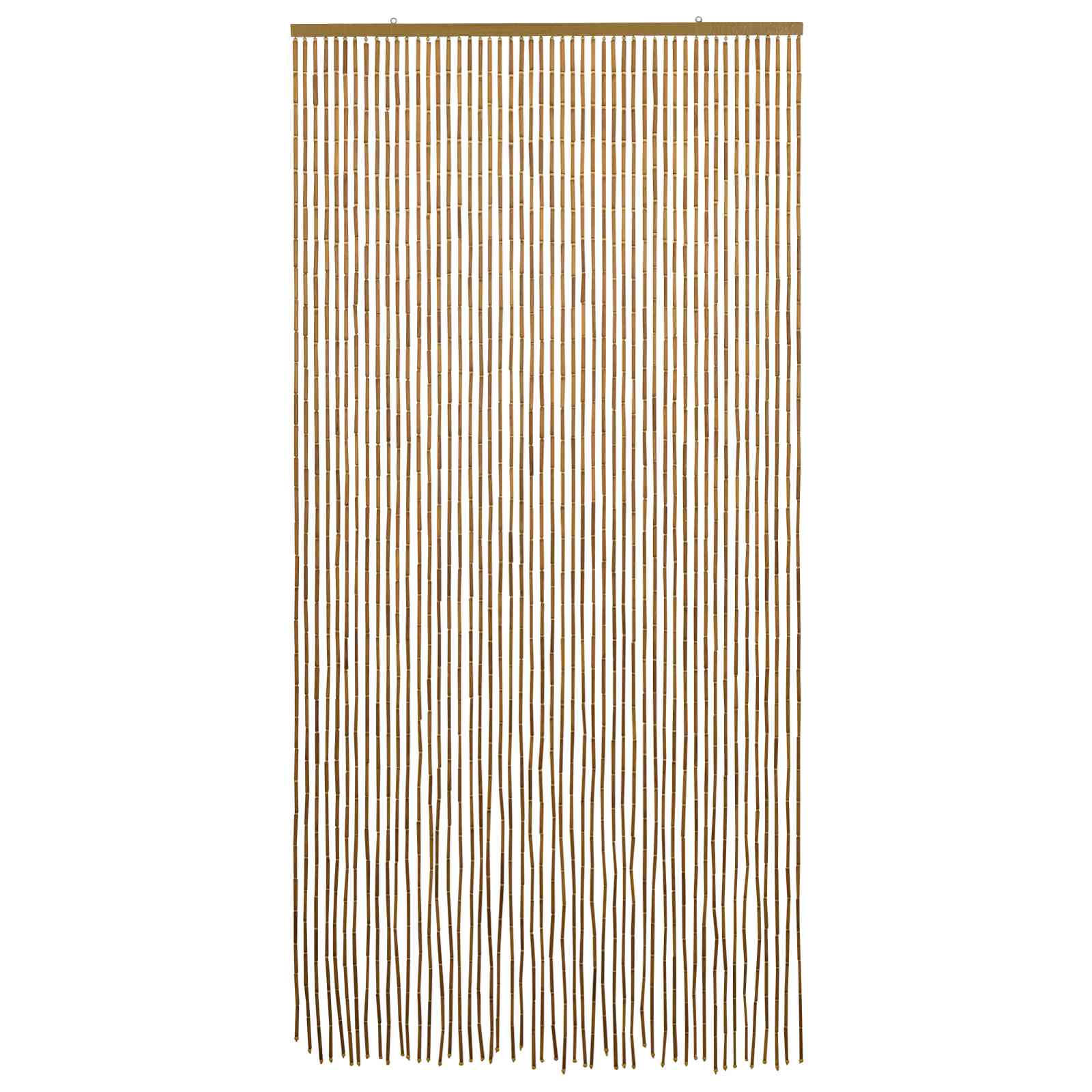 Insektentürvorhang Mehrfarbig 100 x 200 cm Bambus