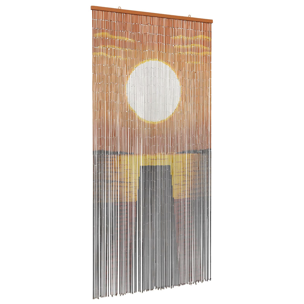 Insektentürvorhang Mehrfarbig 200 x 100 cm Bambus