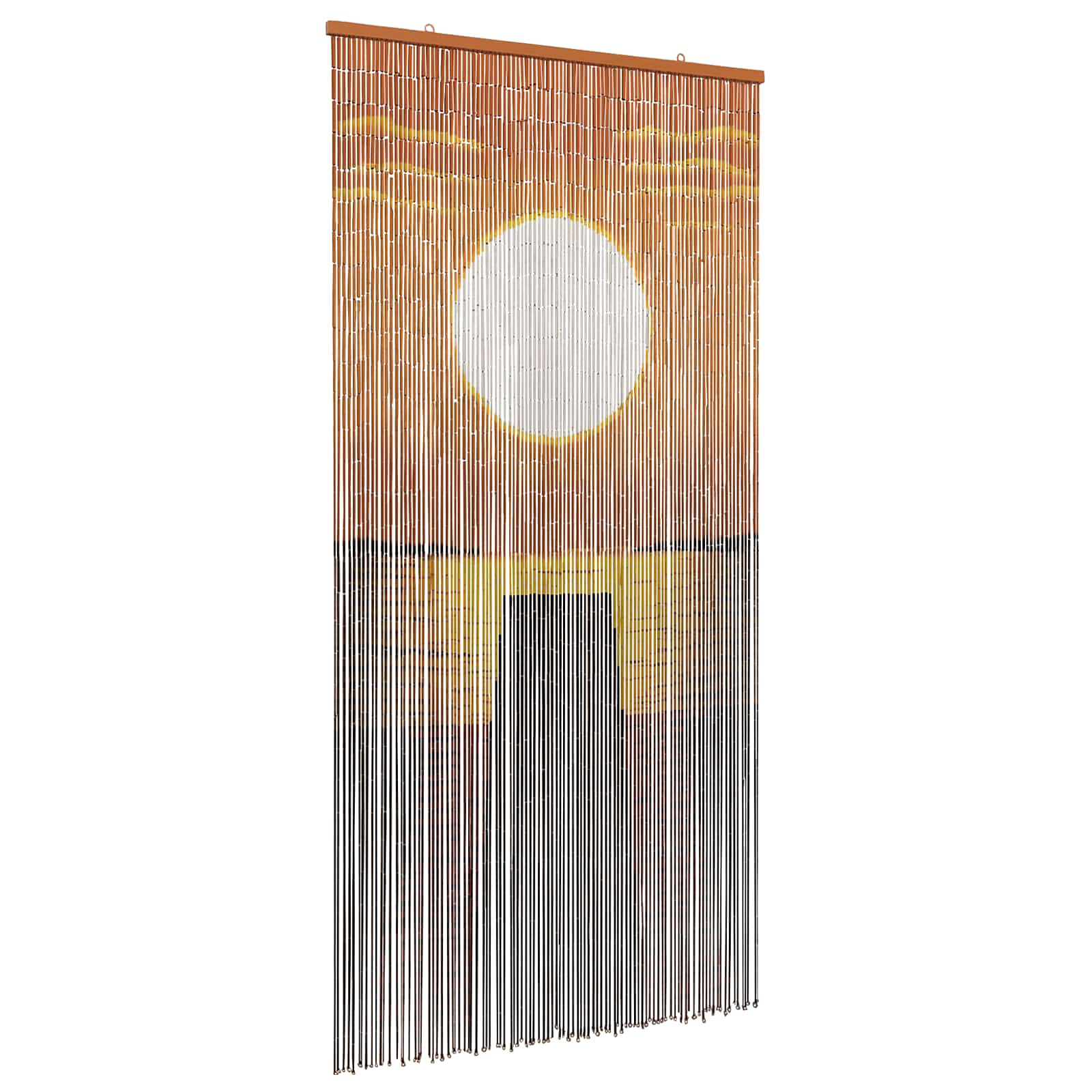 Insektentürvorhang Mehrfarbig 200 x 100 cm Bambus