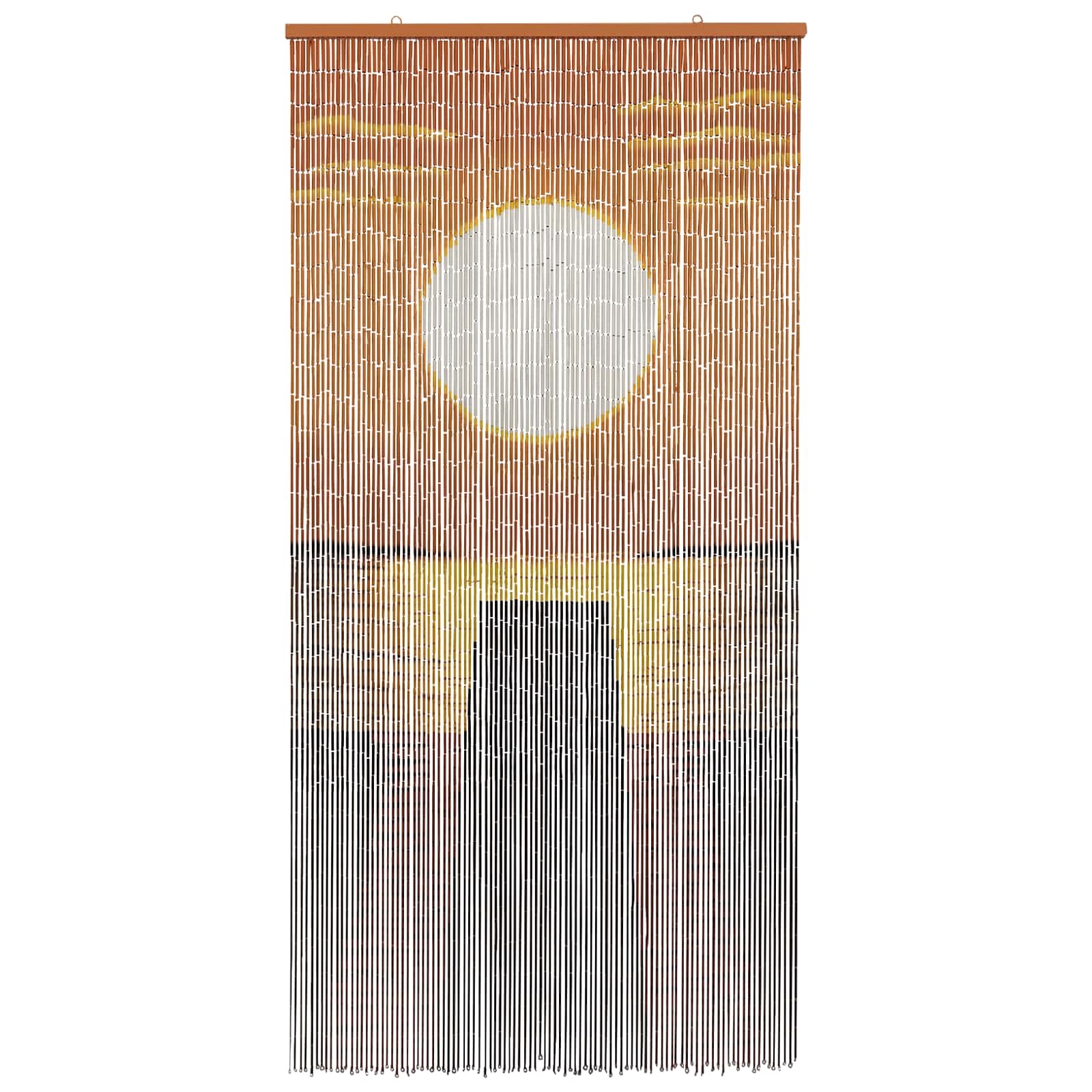 Insektentürvorhang Mehrfarbig 200 x 100 cm Bambus