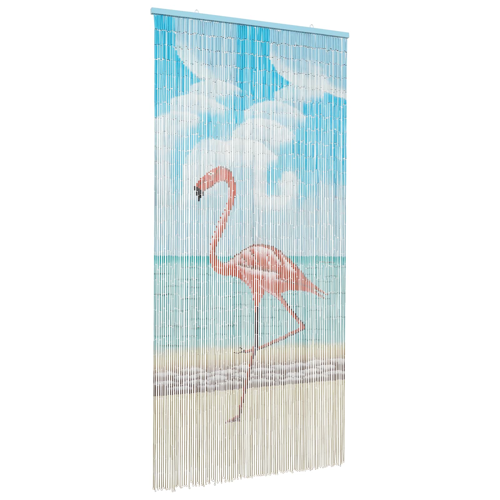 Insektentürvorhang Mehrfarbig 200 x 100 cm Bambus