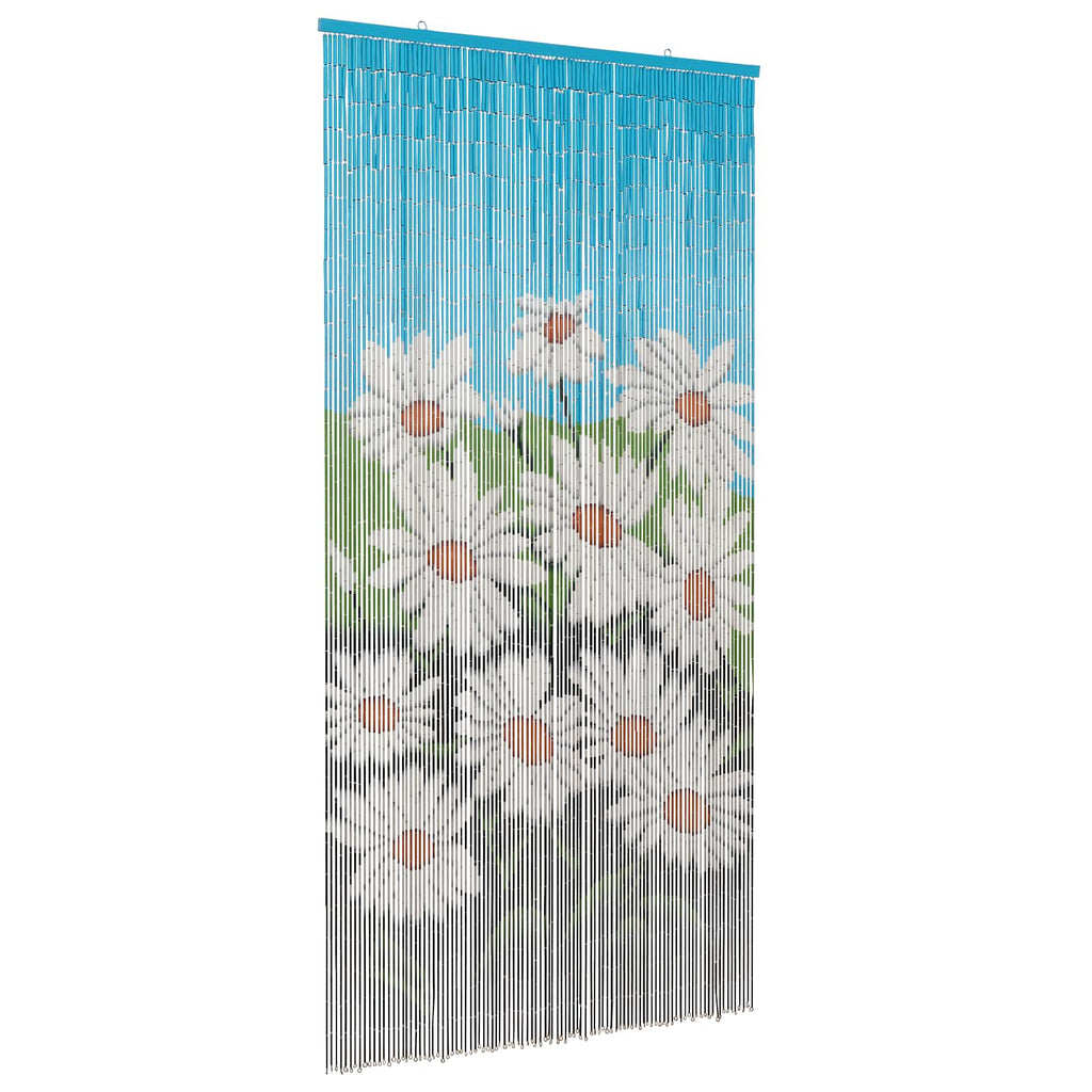 Insektentürvorhang Mehrfarbig 200 x 100 cm Bambus