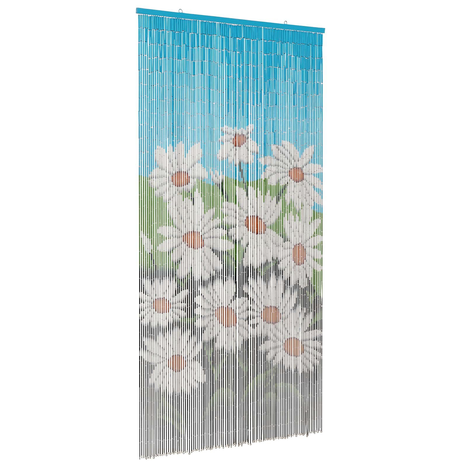 Insektentürvorhang Mehrfarbig 200 x 100 cm Bambus