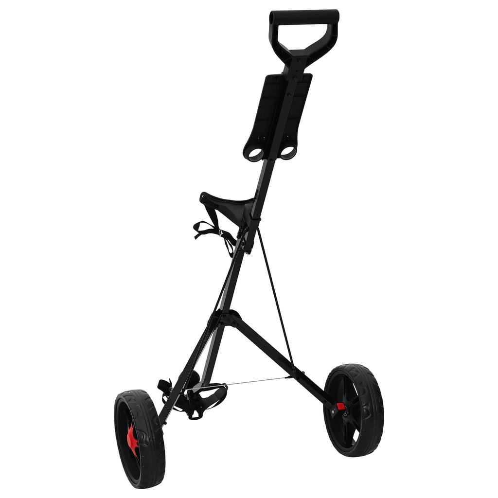 Golf-Dolly Schwarz 66 x 65 x 112 cm Eisen