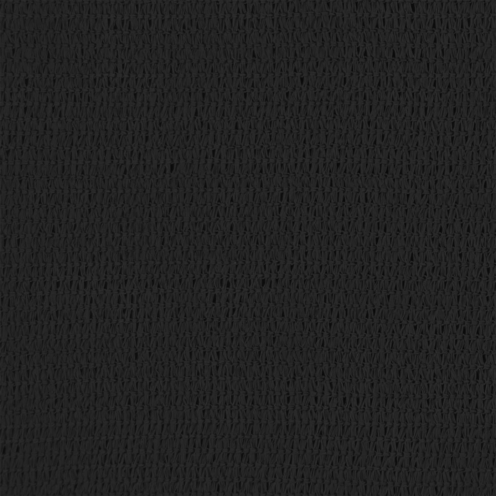 Balkonsichtschutz Schwarz 75 x 1000 cm HDPE und Aluminium